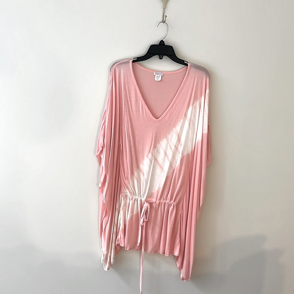 🩷Debbie Katz South Beach Butterfly Sleeve Coverup/ Top